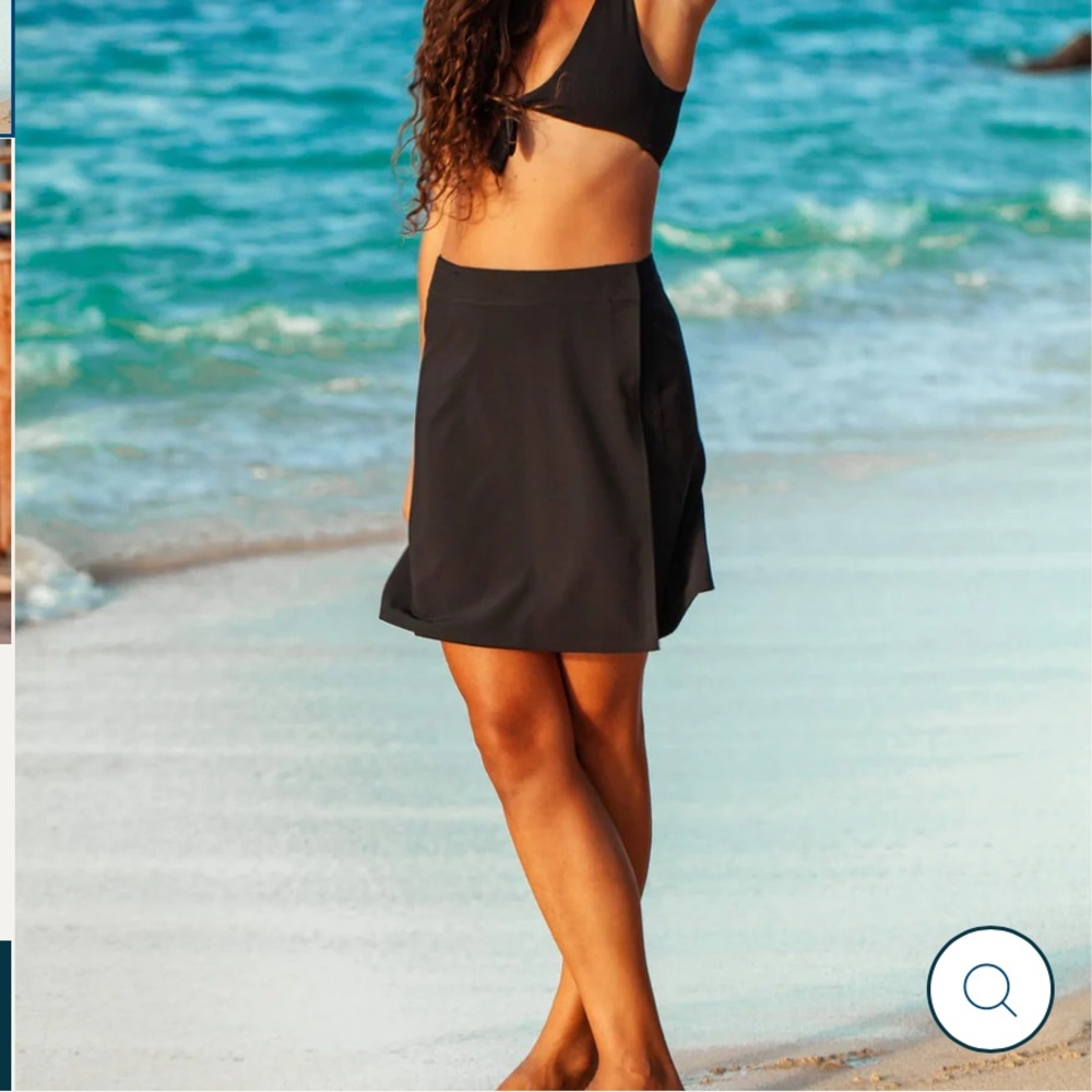 Ripskirt Hawaii Black A-Line Skirt Length 2